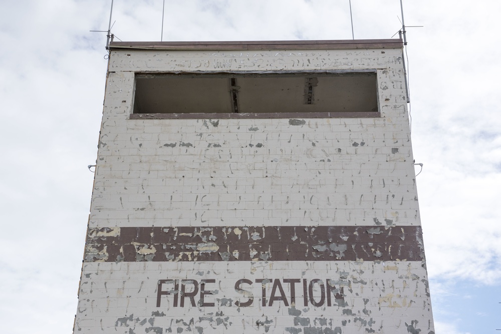 Old fire station on Otis Air National Guard Base demolished