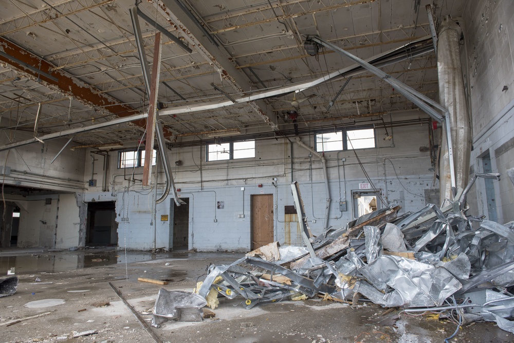 Old fire station on Otis Air National Guard Base demolished