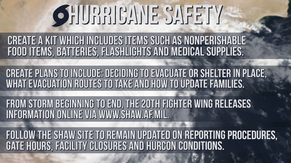 Stay prepared during hurricane season
