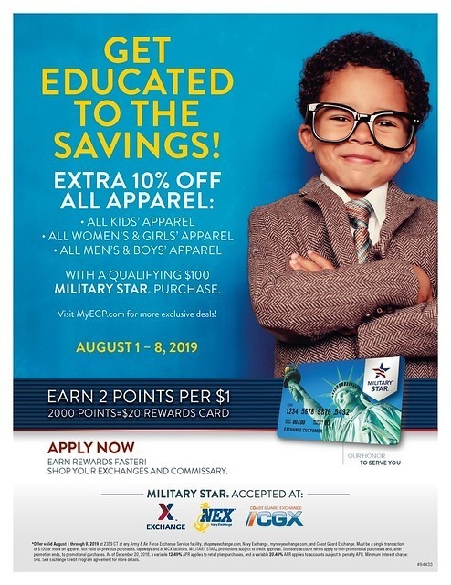 MILITARY STAR Shoppers Can Get Smart Savings on Back-to-School Fashion