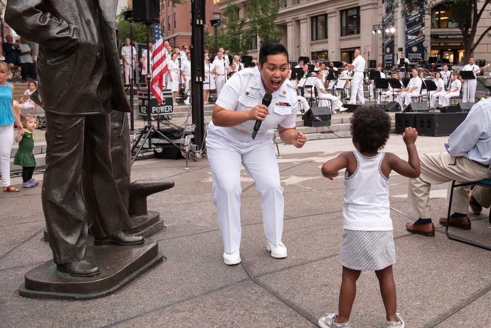Navy Band performs at Navy Memorial