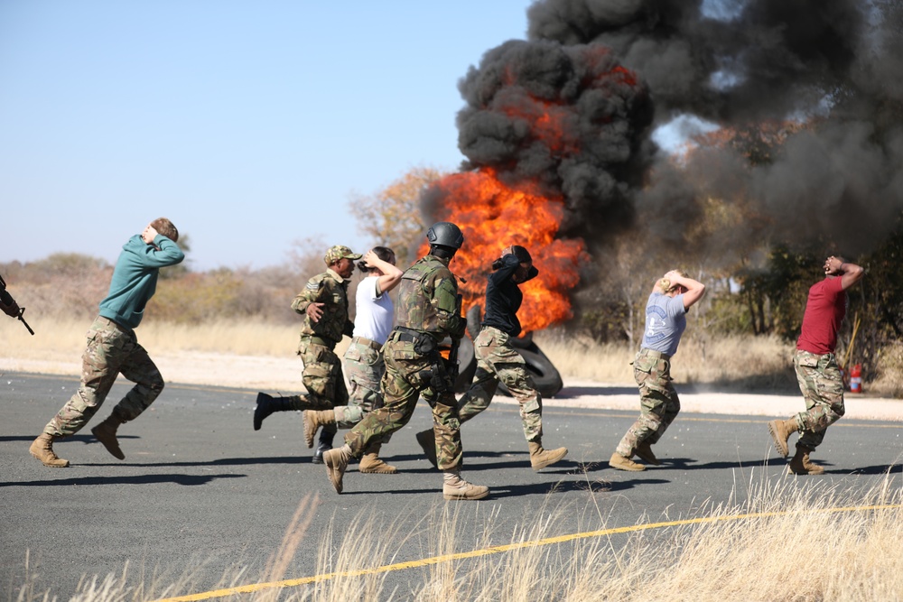 Putting the Training to the Test: U.S. and Botswana Forces Complete Final Upward Minuteman Exercise