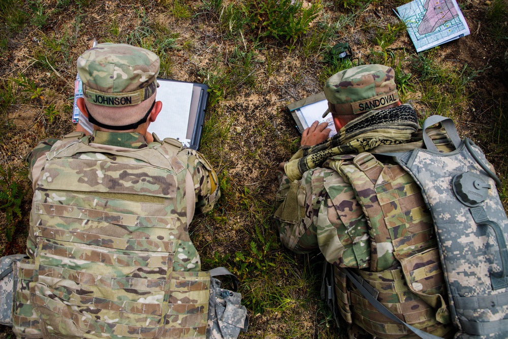 122nd Field Artillery Regiment Gathers Information