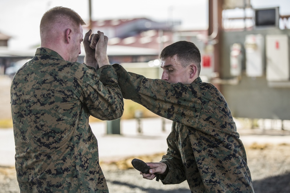 VMU-1 Marines Conduct MCMAP