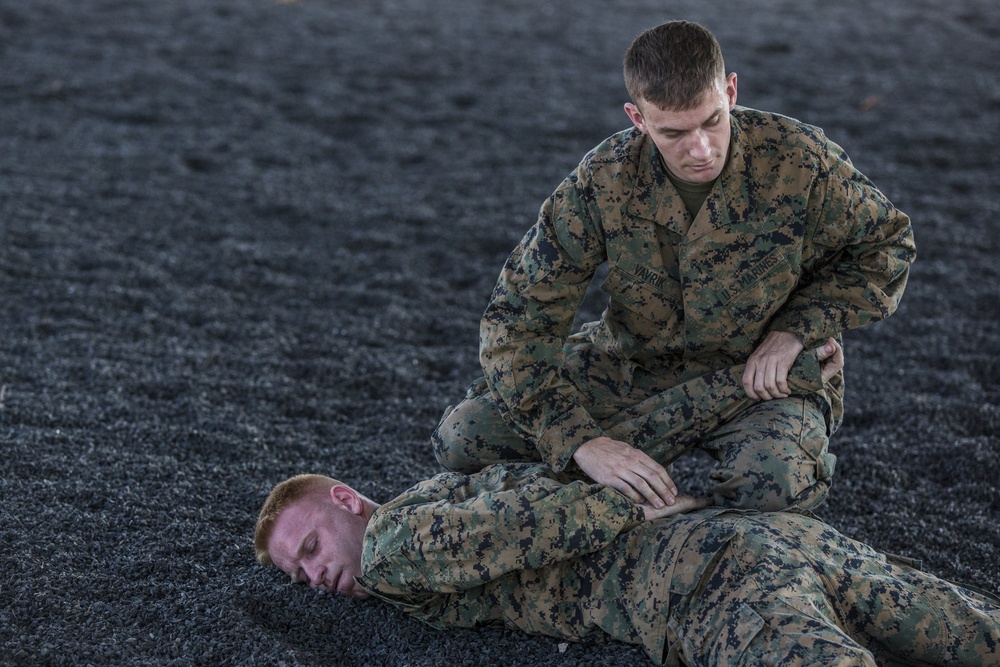 VMU-1 Marines Conduct MCMAP