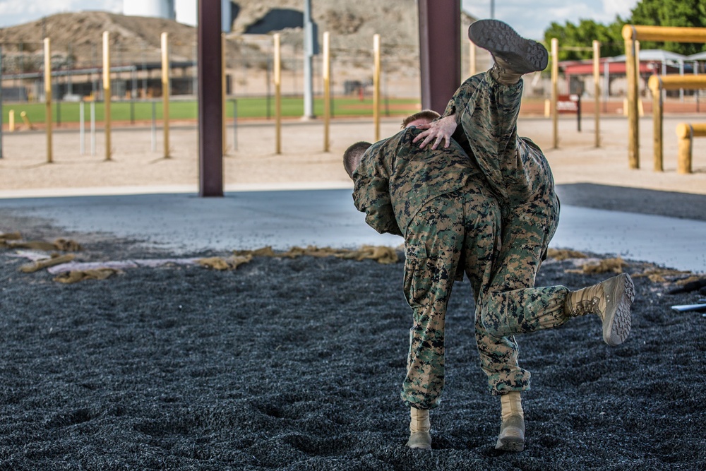 VMU-1 Marines Conduct MCMAP