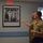 Petty Officer Third Class Flood Presents to Colonel Bango