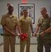 A ribbon cutting for the Camp Smith re-dedication