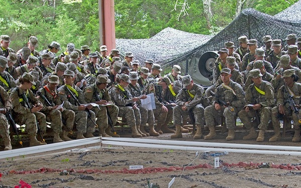 Reserve personnel provide future officers an azimuth to land navigation success