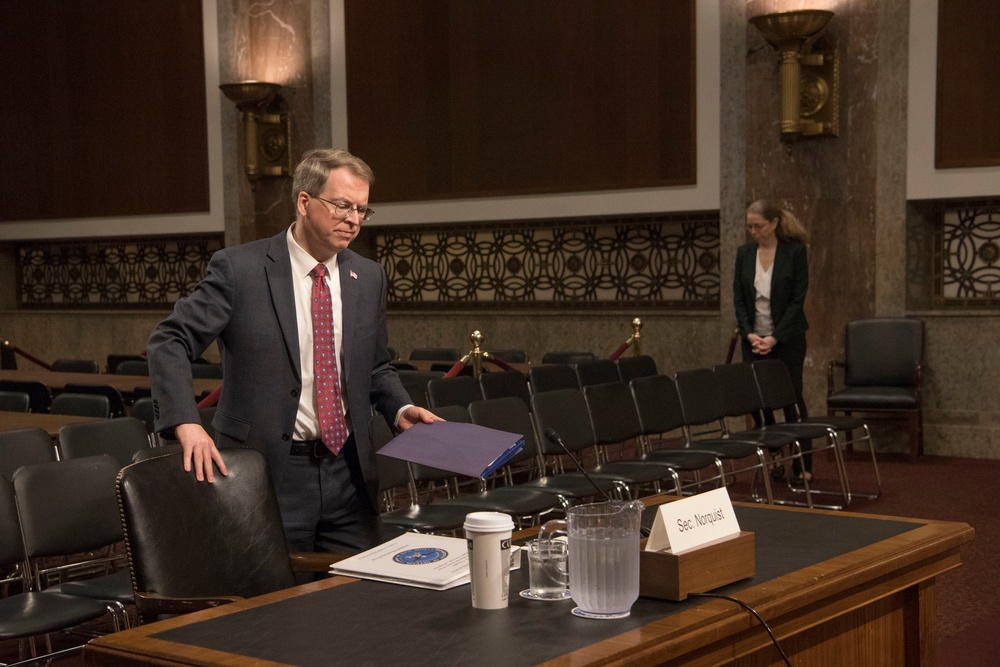 Norquist Testifies at Confirmation Hearing