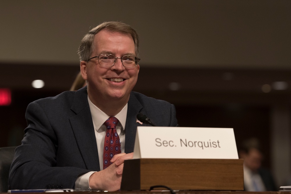 Norquist Testifies at Confirmation Hearing