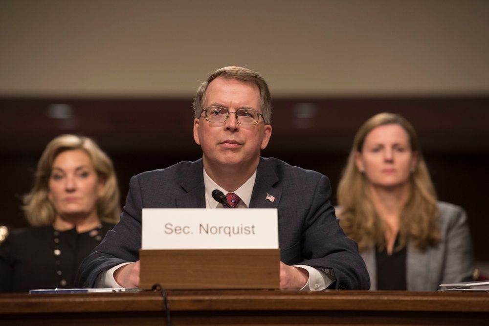 Norquist Testifies at Confirmation Hearing