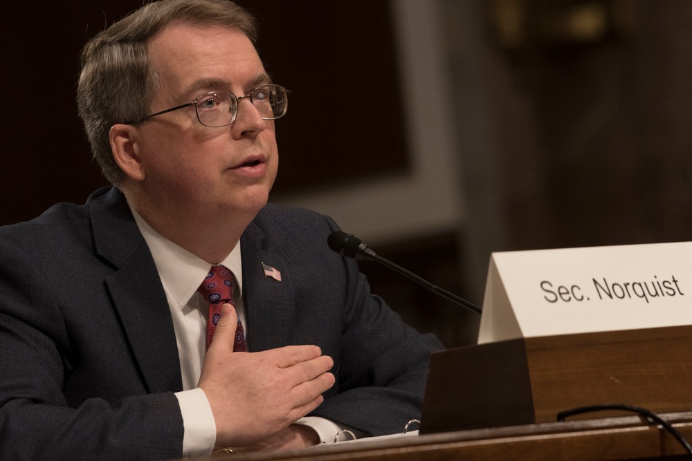 Norquist Testifies at Confirmation Hearing