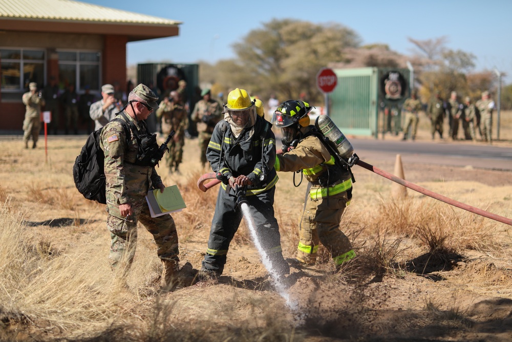 Army and Air Guardsmen from North Carolina, Alabama, and New Jersey Travel to Botswana for Operation Upward Minuteman 2019
