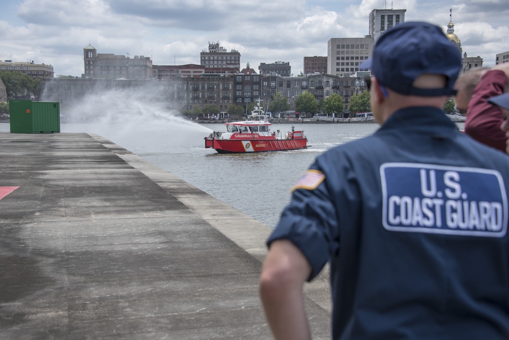 Coast Guard, partner agencies complete port safety exercise in Savannah