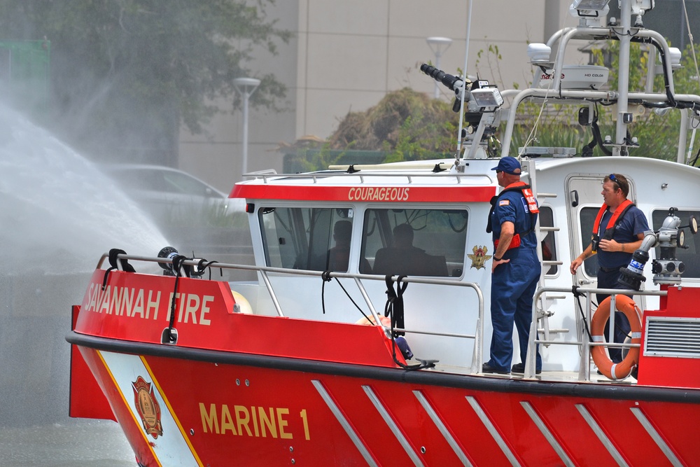 Coast Guard, partner agencies complete port safety exercise in Savannah