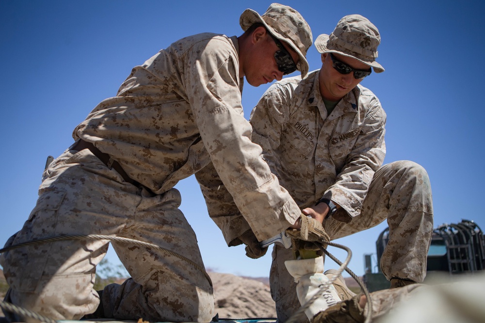 Combat Logistics Battalion 2 engineers demolition range