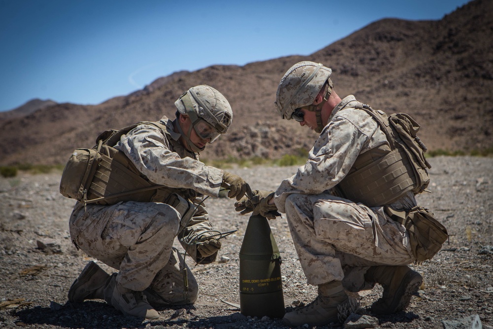 Combat Logistics Battalion 2 engineers demolition range