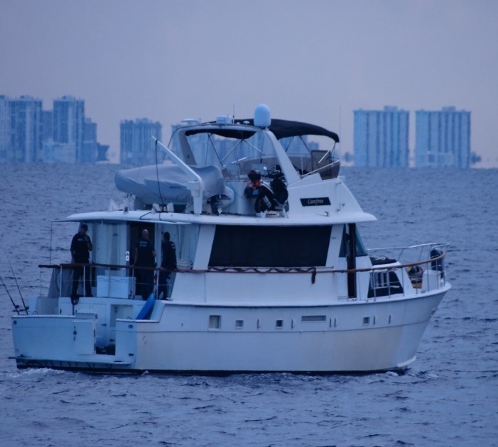 Coast Guard interdicts 12 Chinese migrants and two suspected smugglers 13 miles east of Fort Lauderdale
