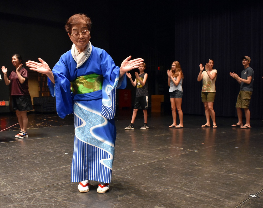 Japanese volunteers teach traditional dances at Camp Zama