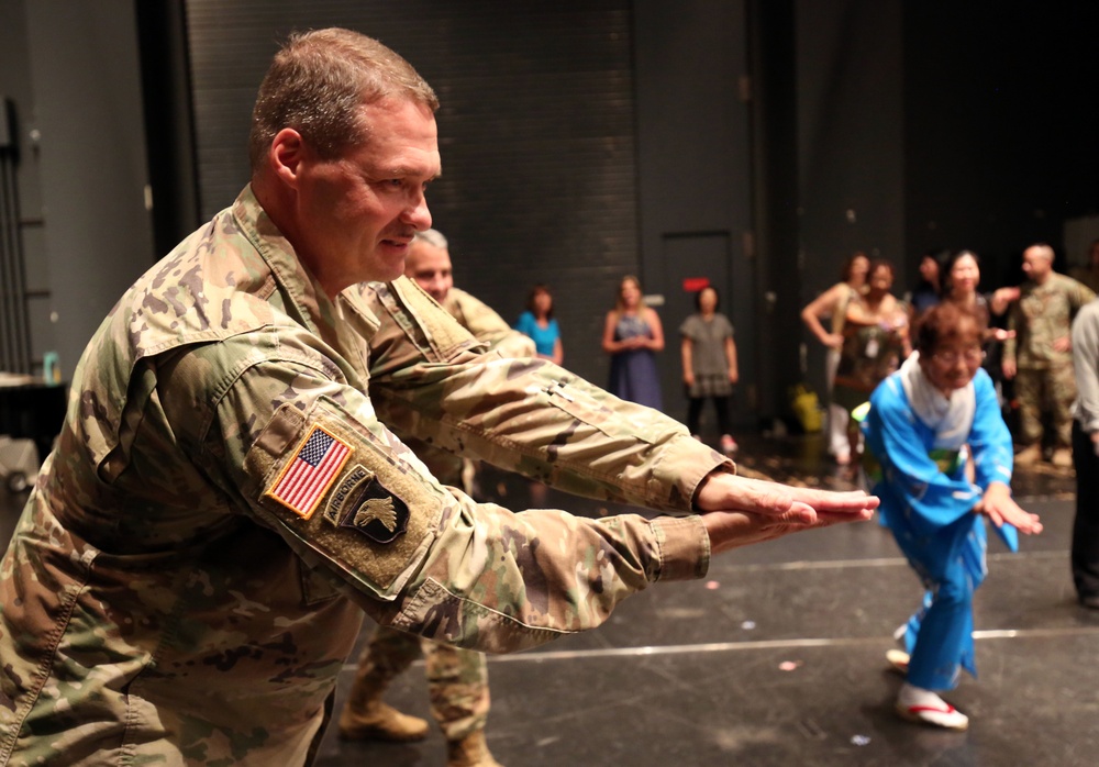 Japanese volunteers teach traditional dances at Camp Zama