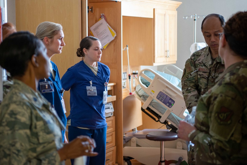 Pacific Air Forces Command Surgeon and Medical Enlisted Force Chief visit 374th Medical Group