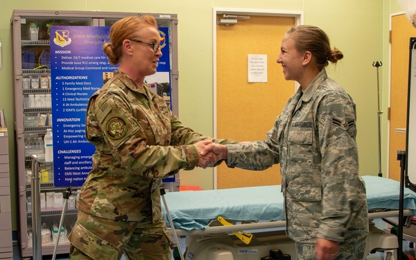 Pacific Air Forces Command Surgeon and Medical Enlisted Force Chief visit 374th Medical Group