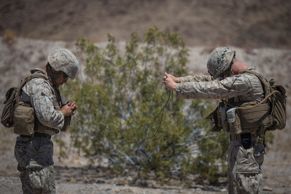 Combat Logistics Battalion 2 engineers demolition range