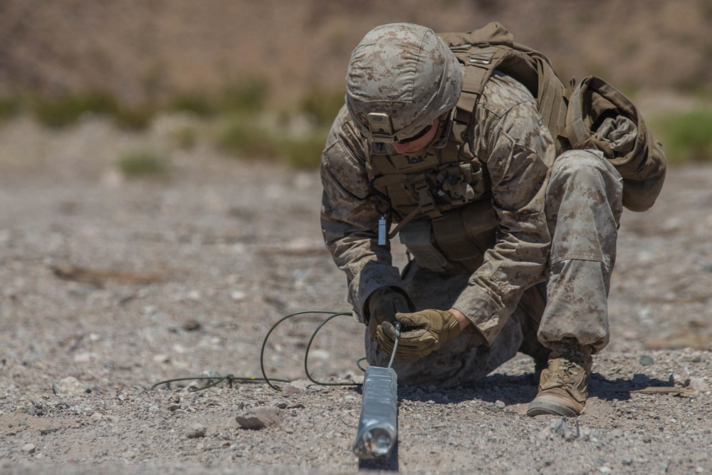 Combat Logistics Battalion 2 engineers demolition range