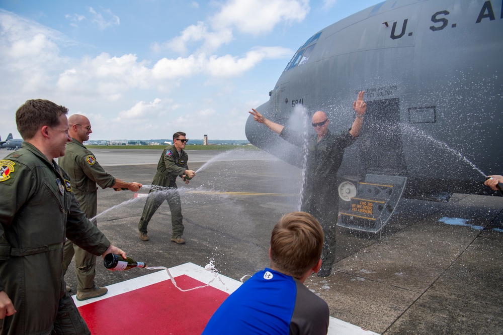 Col. King completes fini-flight