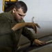 31st MEU Marines conduct routine maintenance aboard the USS Wasp during Talisman Sabre 2019