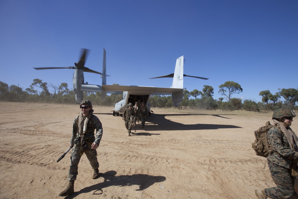 31st MEU Marines conduct range cleanup during Talisman Sabre 2019