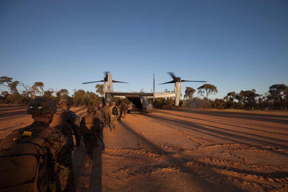 31st MEU Marines conduct range cleanup during Talisman Sabre 2019