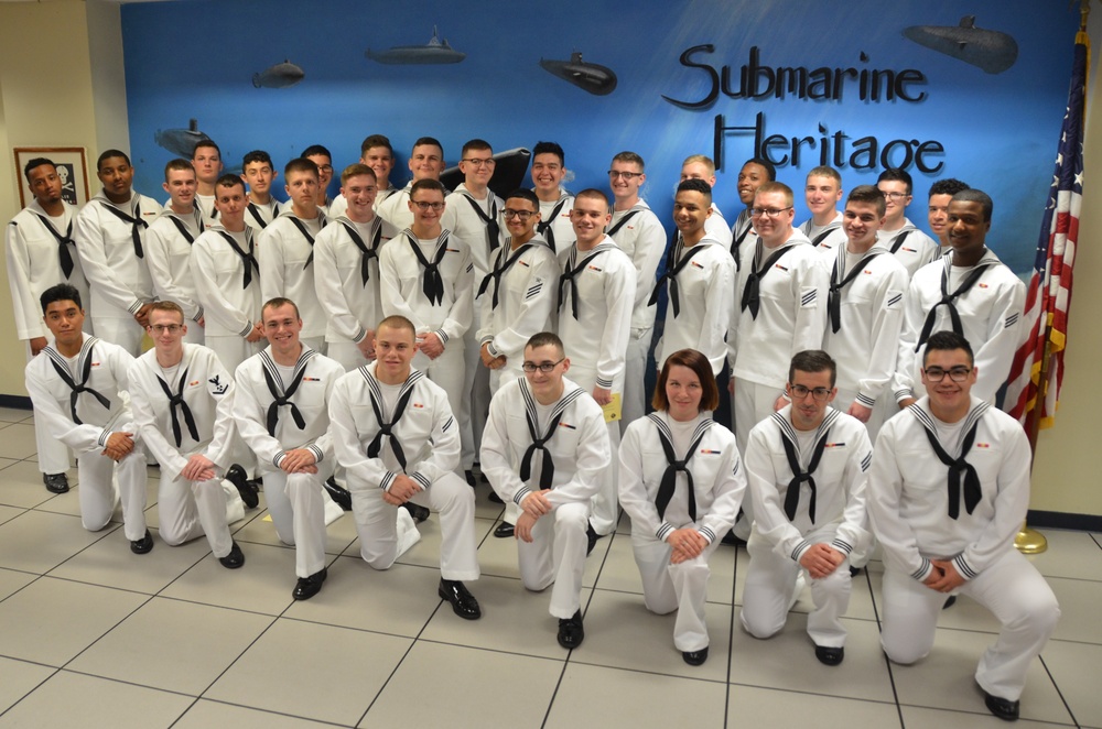 Basic Enlisted Submarine School Class USS Jack (SSN 605) Graduation