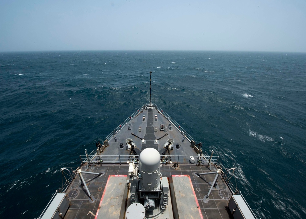 Bridge Operations Aboard USS Harpers Ferry