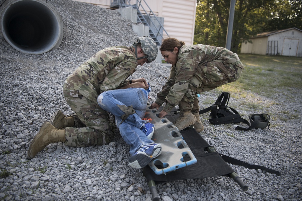 Close quarters medica training at Northern Strike 19