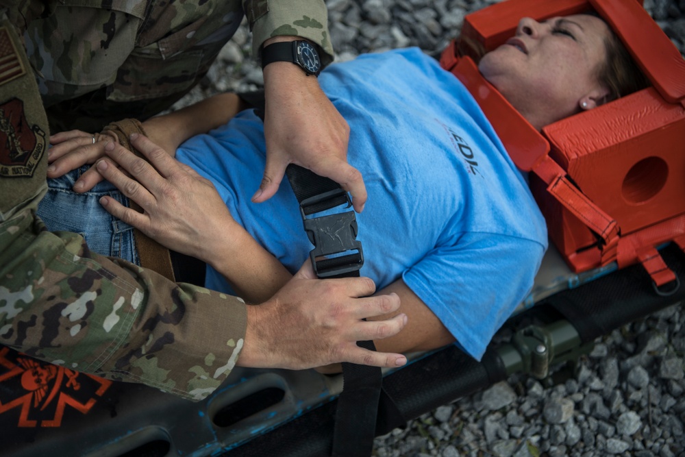 Joint military medical team conducts casualty assistance training at Northern Strike 19