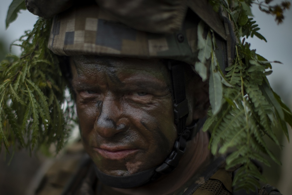 Oklahoma National Guard troops train with Latvian soldiers during Northern Strike 19