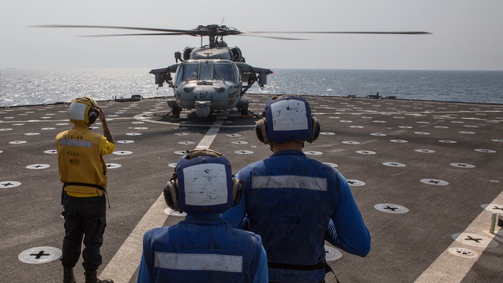 Flight Operations aboard the USS Harpers Ferry