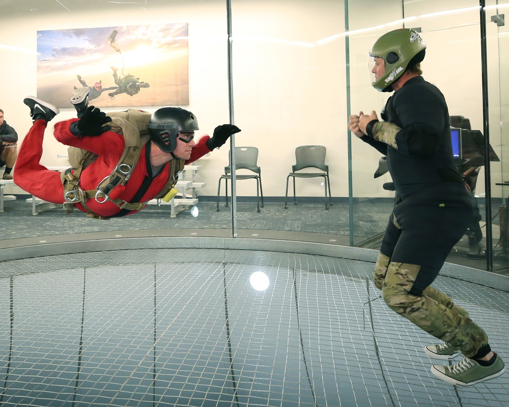 Students Prepare For Free Fall In Realistic Simulator