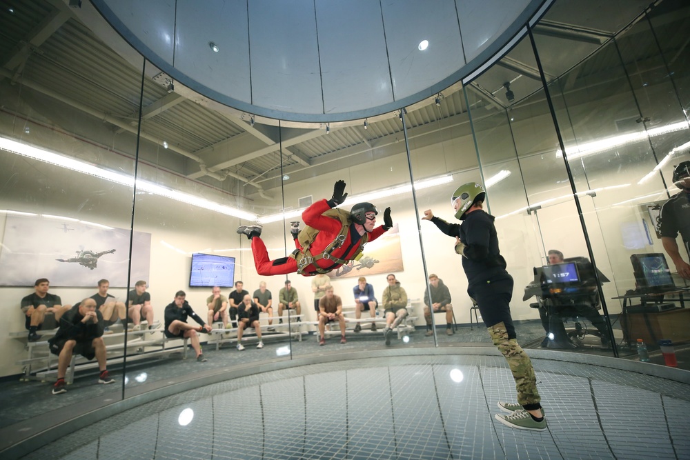 Students Prepare For Free Fall In Realistic Simulator