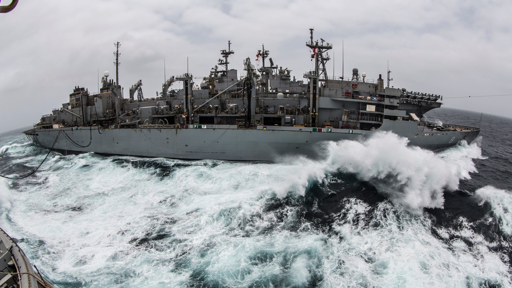 Replenishment-at-Sea aboard the USS Harpers Ferry