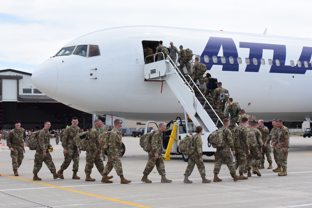 Wisconsin Airmen depart for Southwest Asia