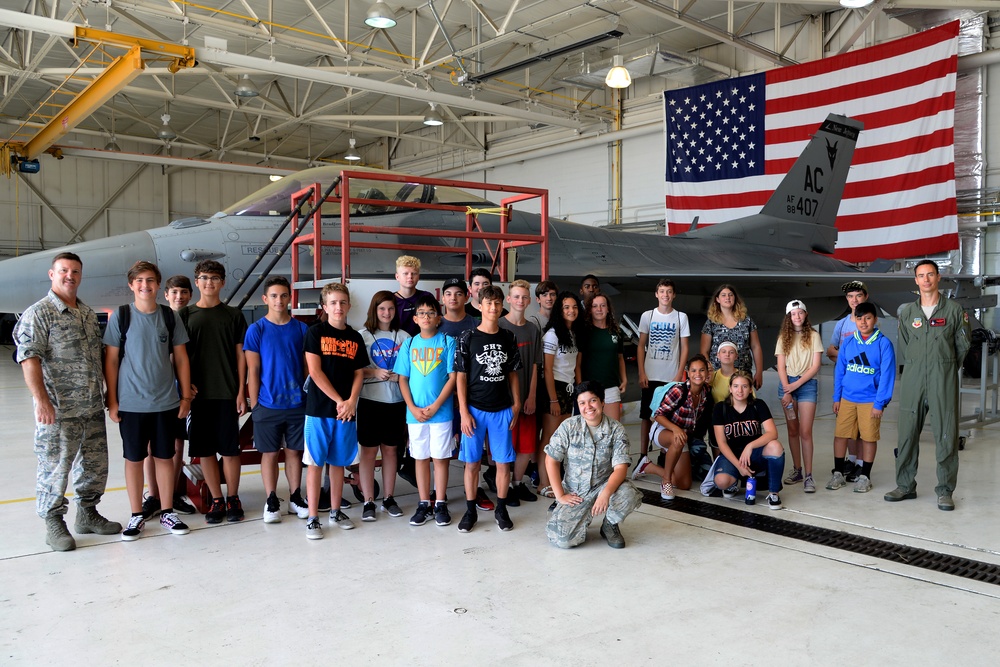 EHT &quot;Test Flight&quot; Summer Aviation Program Visits 177FW