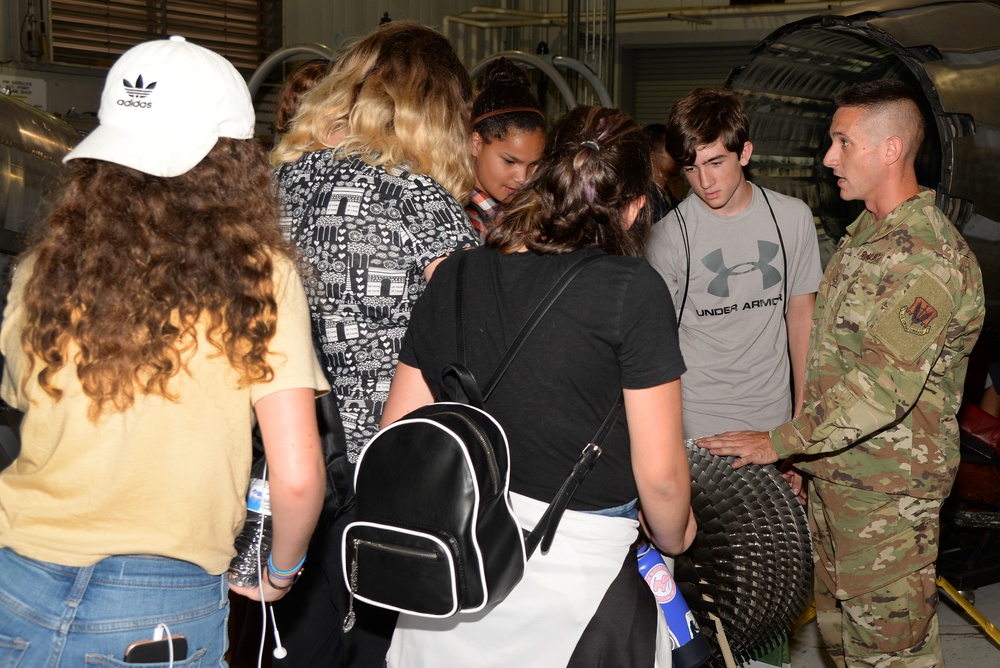 EHT &quot;Test Flight&quot; Summer Aviation Program Visits 177FW