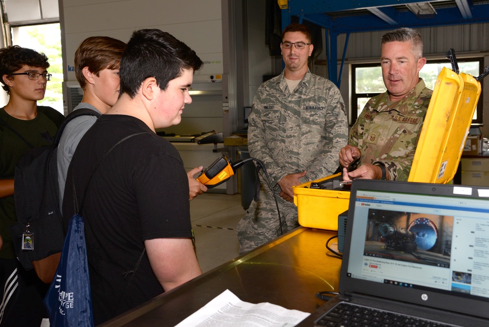 EHT &quot;Test Flight&quot; Summer Aviation Program Visits 177FW