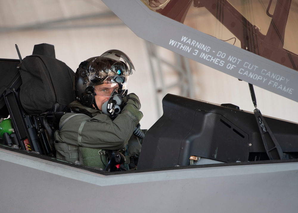 33 FW/CC First F-35A Lightning II Flight