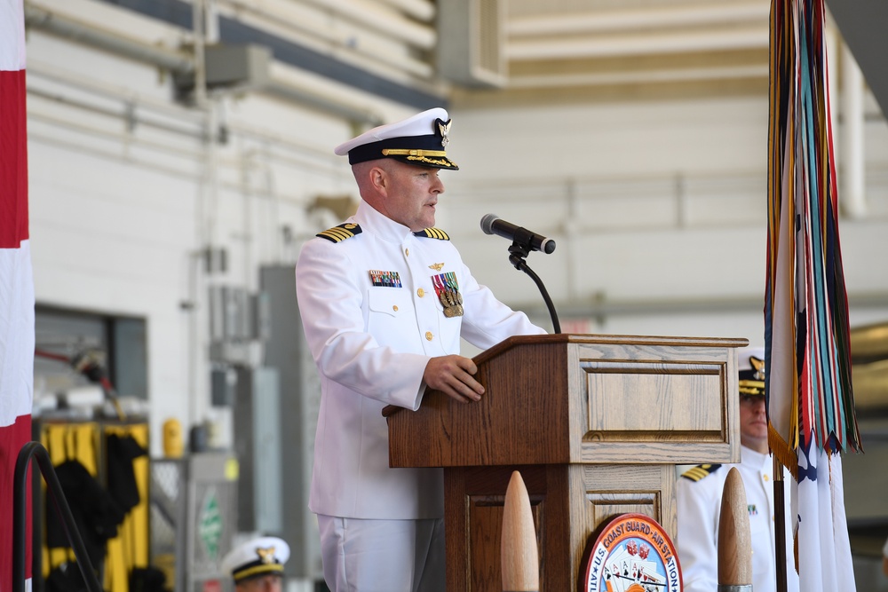 Coast Guard Air Station Atlantic City Change of Command Ceremony