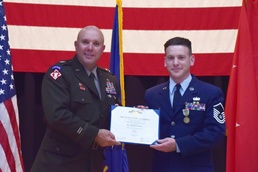 Master Sgt. Josh Manning receives Airman's Medal
