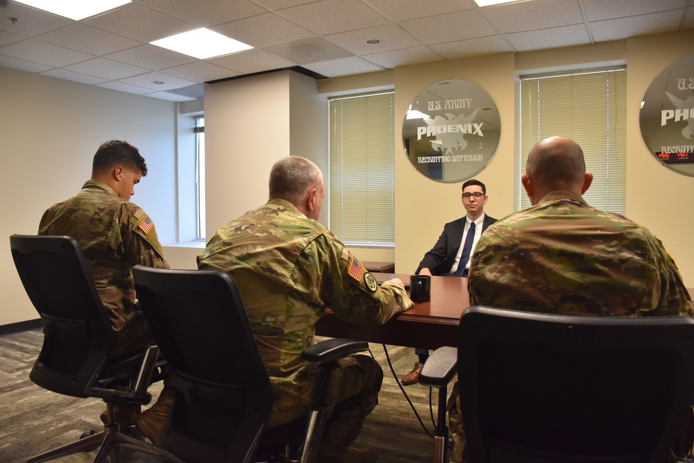 Phoenix Recruiting Battalion conducts OCS board